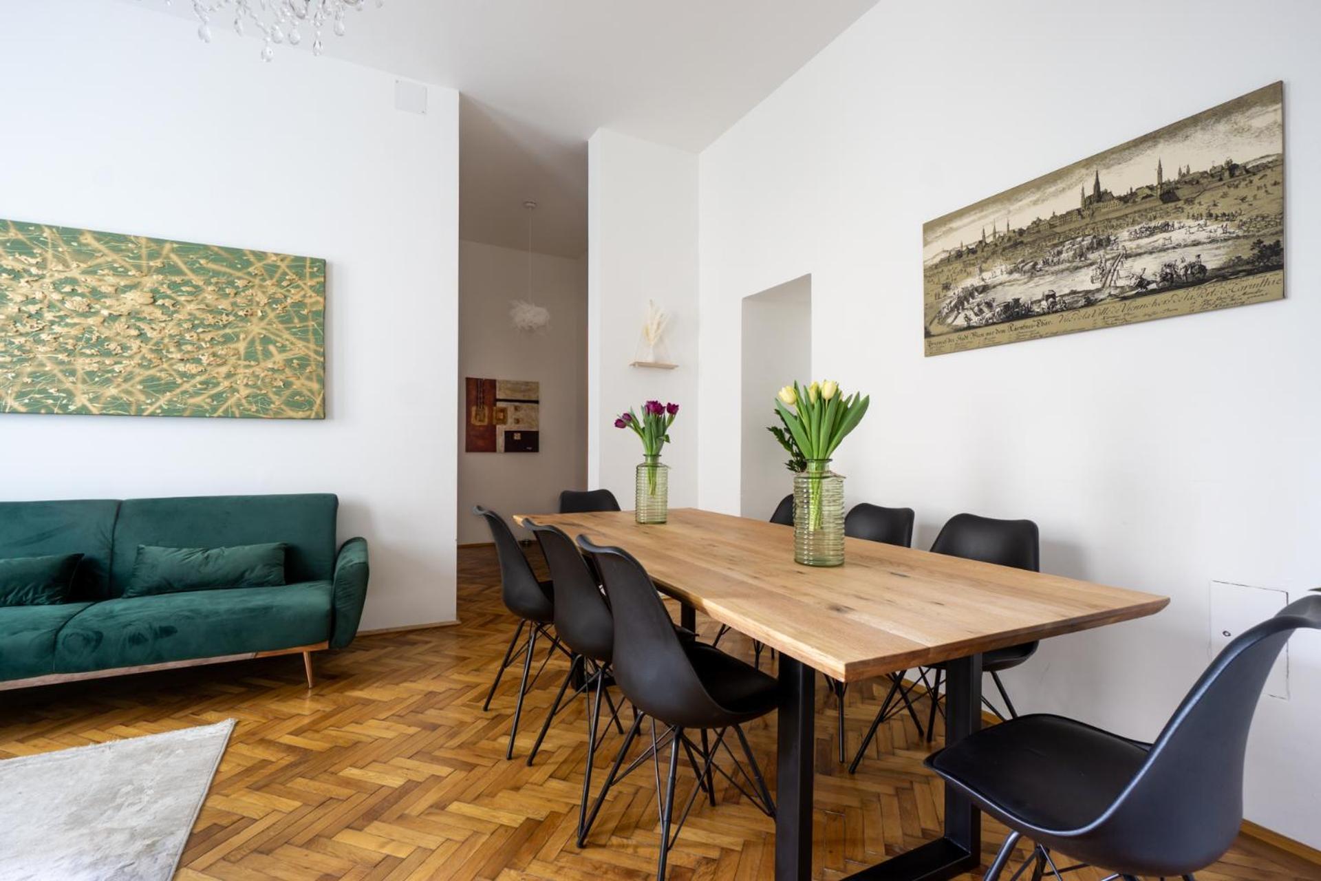 Central Apartment In Viennese Old Building Buitenkant foto